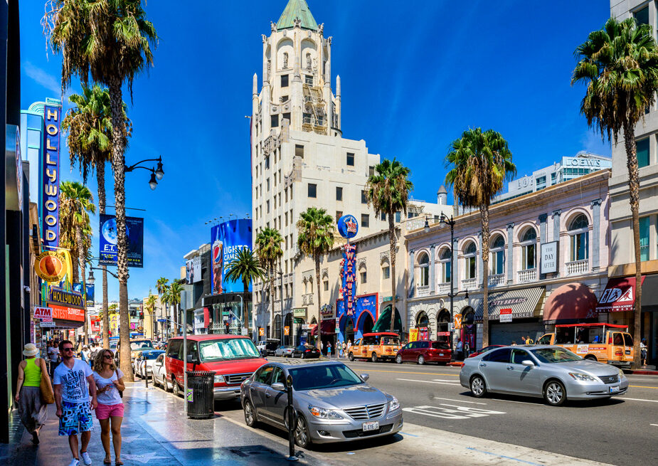 Hollywood walk of fame